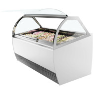 ISA Millennium LX16 16 Pan Ventilated Soft Scoop Ice Cream Display Freezer