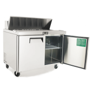 Atosa MSF8303 Large Two Door Prep Table Fridge