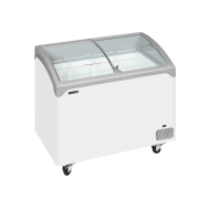 Tefcold NIC302SCEB 1m Sliding Curved Glass Lid Chest Freezer