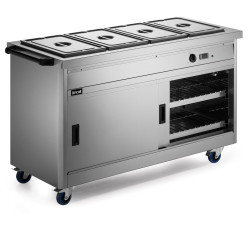 Lincat P6B4 1.5m Panther 670 Series Hot Cupboard with Bain Marie