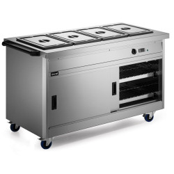 Lincat P8B4PT 1.5m Panther 800 Series Pass Through Hot Cupboard with Bain Marie