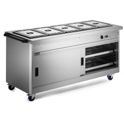 Lincat P8B5PT 1.8m Panther 800 Series Pass Through Hot Cupboard with Bain Marie