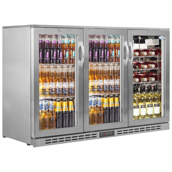 Interlevin PD30H SS Triple Door Bottle Cooler