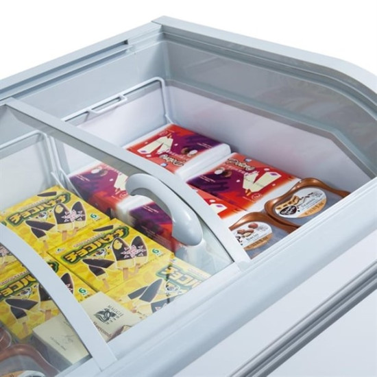 Polar PG001 500ltr Supermarket Chest Display Freezer