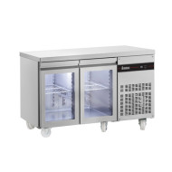 INOMAK PN99CR Two Glass Door Fridge Counter