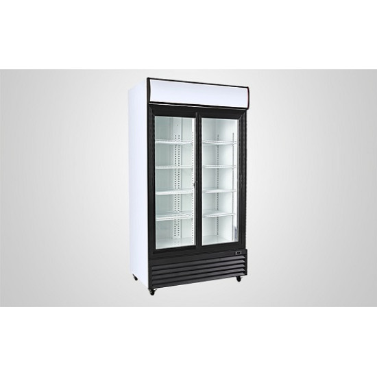 Kool UF-800ALS Double Sliding Door Upright Chiller