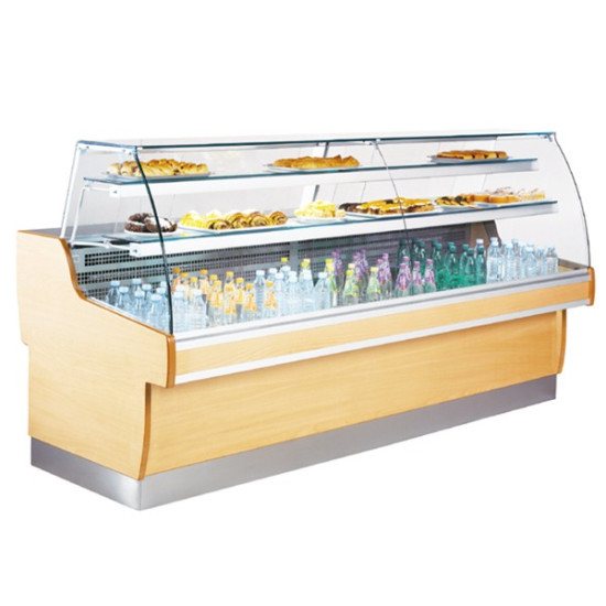 Mafirol Ravel 1420VCR 1.5m Curved Glass Serve Over Counter