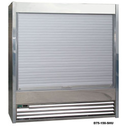 Frost Tech SD75-250-SHU 2.5m Stainless Steel Shutter Multideck