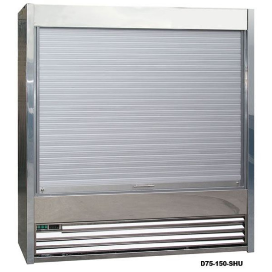 Frost Tech SD75-250-SHU 2.5m Stainless Steel Shutter Multideck