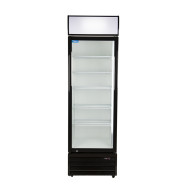 Kool UD400ALC Single Door Upright Chiller with Light Canopy