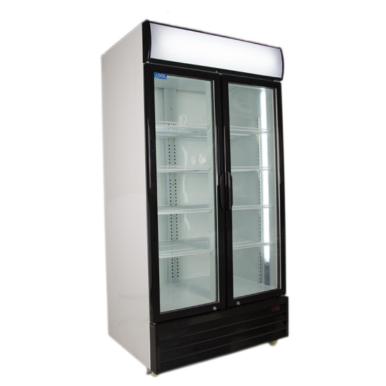 Kool UF800AL Double Hinged Door Upright Chiller
