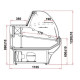 Igloo Tobi 320 NEO 3.2m Curved Glass Deli Serve-over Fridge