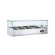 Blizzard TOP1200CR 1.2m Glass Canopy Counter Top Preparation Unit