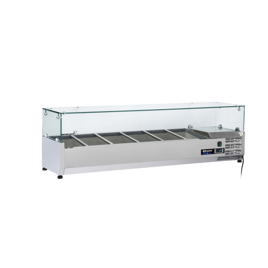 Blizzard TOP1500CR Glass Canopy 1.5m Counter Top Preparation Unit