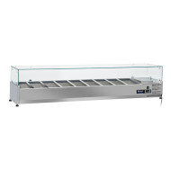 Blizzard TOP2000CR Glass Canopy 2.0m Counter Top Preparation Unit