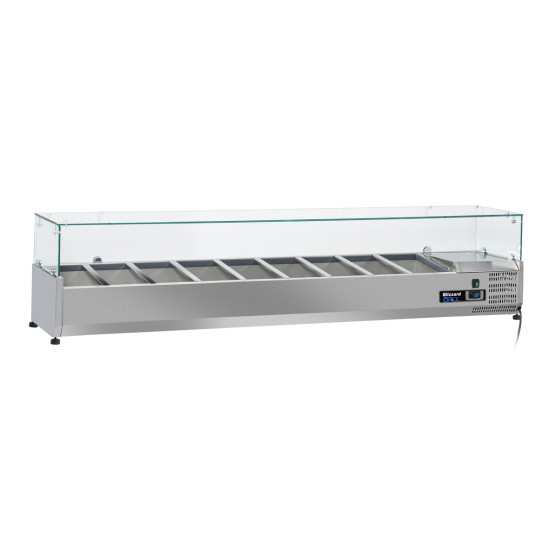 Blizzard TOP2000CR Glass Canopy 2.0m Counter Top Preparation Unit