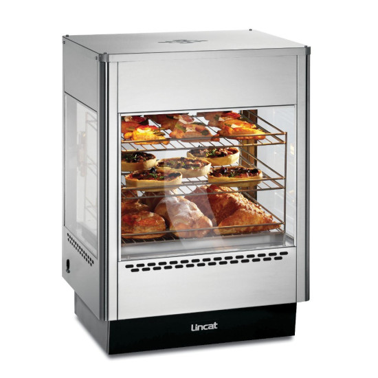 Lincat UMS50D Seal Upright Self Service Static Shelved Heated Merchandiser