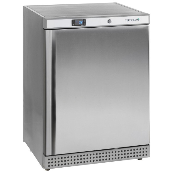 Tefcold UF200VS 120 Litre Stainless Steel Undercounter Storage Freezer