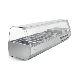 Infrico VIP1490B1/3CR One Third GN 1.5m Refrigerated Preparation Top with Glass Canopy