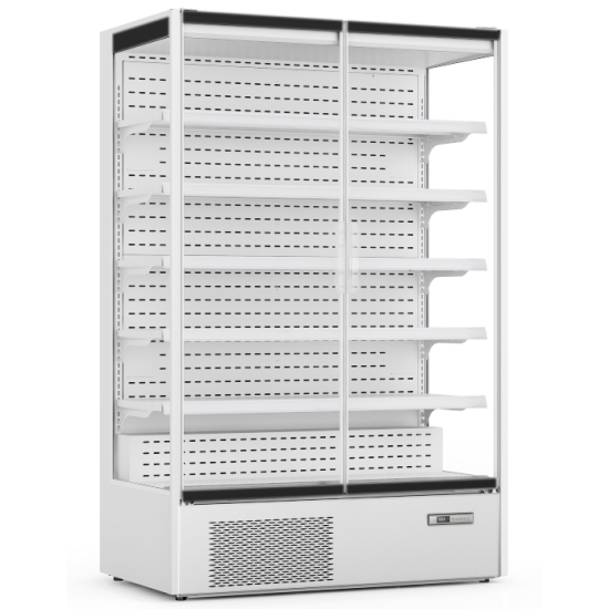Prodis XMD1250P-FGD-W 1.3m White Multideck Display Fridge with Glass Doors