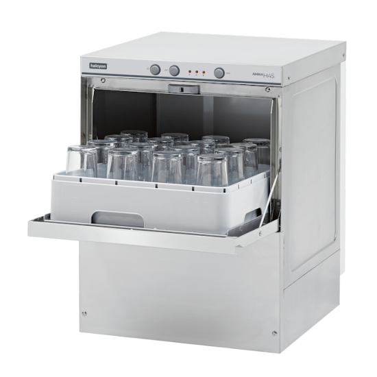 Maidaid Halcyon Amika AMH45D 450mm Basket Glass Washer with Drain Pump