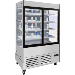 Atosa YLM480B 1m Sliding Door Slimline Multideck Display Fridge