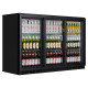 Tefcold BA30S Back Bar Triple Sliding Door Bottle Cooler