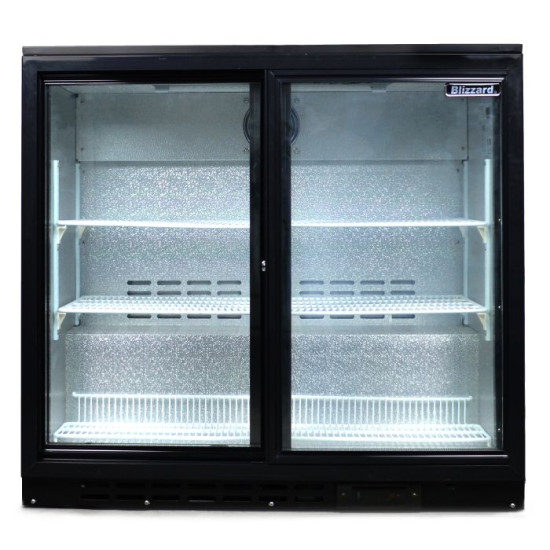Blizzard BAR2SL Sliding Double Door Bottle Cooler