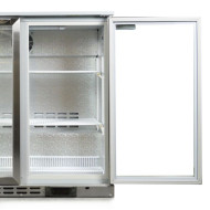 Blizzard BAR3SS Triple Door Stainless Steel Bottle Cooler
