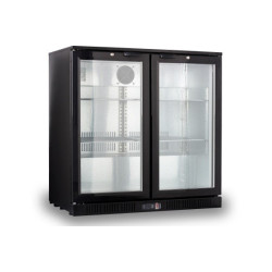 Kool BB2 Black Double Hinged Door Bottle Cooler