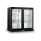 Kool BB2 Black Double Hinged Door Bottle Cooler