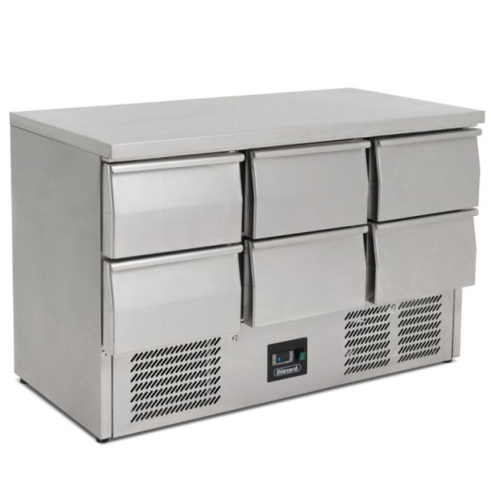 Blizzard BCC3-6D Compact Counter with 6 Drawers