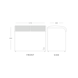 Blizzard BDF42 420ltr Curved Glass Lid Display Freezer