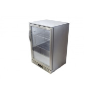 Belmont BC6007G Silver Single Door Back Bar Bottle Cooler