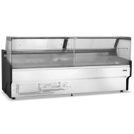 Blizzard BFG250WHV2 2.5m Flat Glass Serve Over Counter Fridge