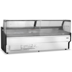 Blizzard BFG250WHV2 2.5m Flat Glass Serve Over Counter Fridge