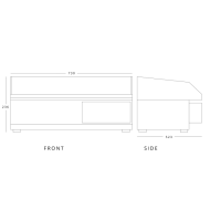 Blizzard BG2 Double Flat Top Griddle 
