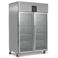 Blizzard BF2SSCR 1300ltr Heavy Duty Double Glass Door Storage Freezer