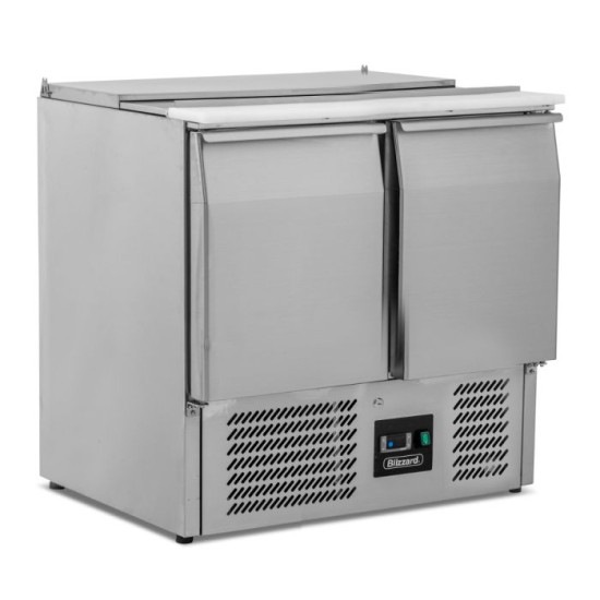 Blizzard BSP2 Compact 2 Door Refrigerated Saladette Counter