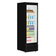 Tefcold Atom C1DB Black Upright Single Door Display Fridge