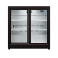 Kool BB2S Black Double Sliding Door Bottle Cooler
