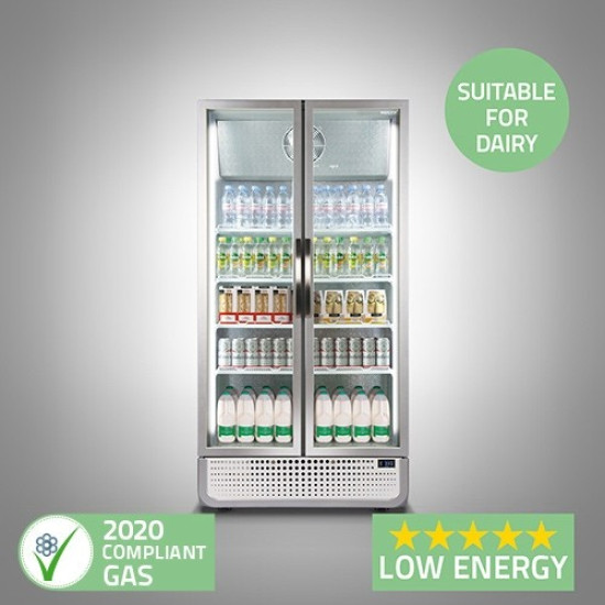 Husky C8PRO Double Door Display Chiller 
