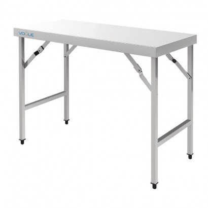 Vogue CB905 1.2m Stainless Steel Folding Table