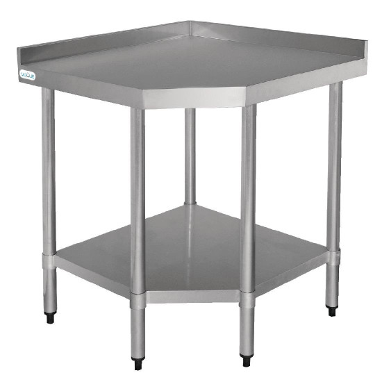 Vogue CB907 0.8m Stainless Steel Corner Unit