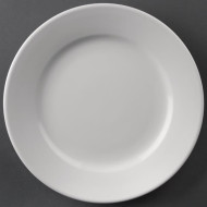 Athena Hotelware 12 Pack CC206 6.5" Wide Rimmed Plates