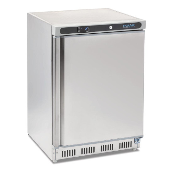 Polar PC002 150ltr Stainless Steel Under Counter Fridge