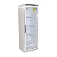 Polar CZ786 400ltr Upright Display Fridge White