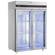 INOMAK CEP2144CR 1432 Litre Double Glass Door Storage Fridge