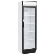 Tefcold CEV425CP White Single Door Upright Display Fridge