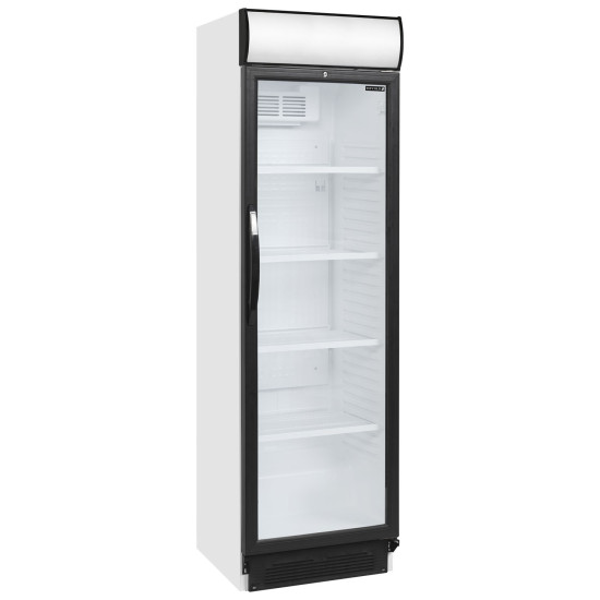 Tefcold CEV425CP White Single Door Upright Display Fridge